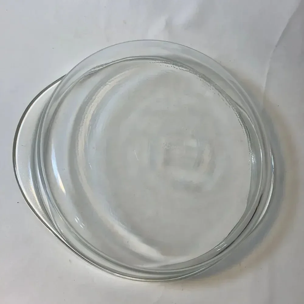 Glasbake USA J2429 8 Inch Clear Glass Pie Plate Baking Kitchen Heavy Durable